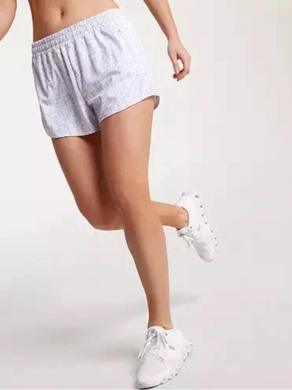 CALIA Womens Mid Rise Infinity Run Short Thatch Marks Cool Multi M